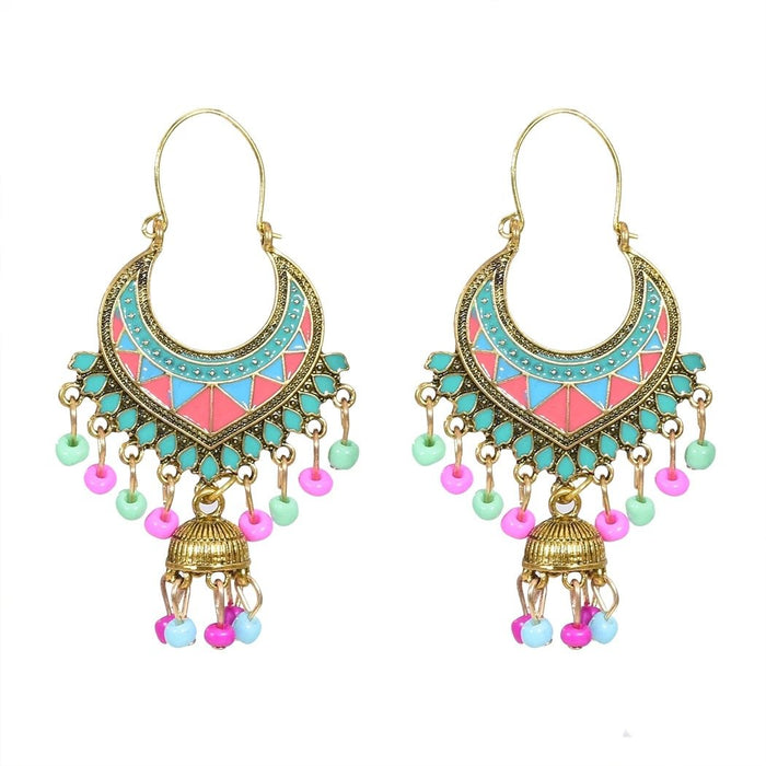 Bulk Jewelry Wholesale alloy Indian bohemian earrings JDC-ES-T12 Wholesale factory from China YIWU China