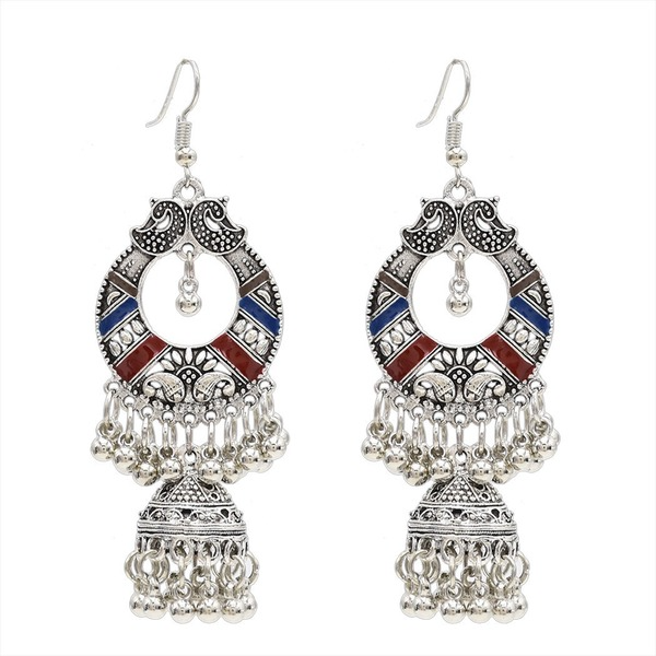 Bulk Jewelry Wholesale alloy Indian wind hollow bell earrings JDC-ES-T4 Wholesale factory from China YIWU China