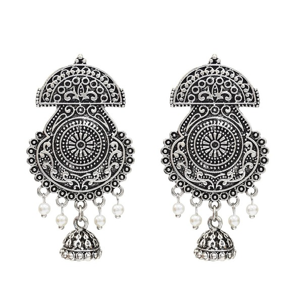 Bulk Jewelry Wholesale alloy Indian wind peacock bell earrings JDC-ES-T9 Wholesale factory from China YIWU China