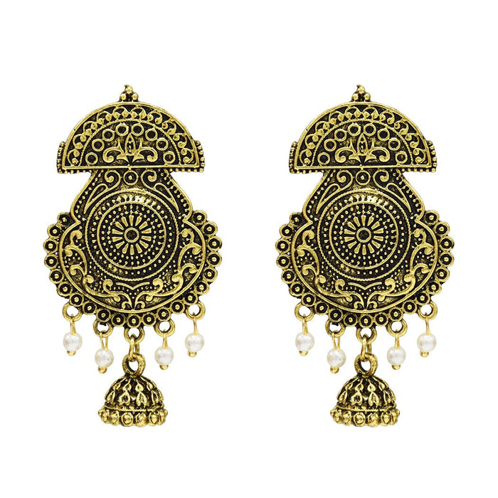 Bulk Jewelry Wholesale alloy Indian wind peacock bell earrings JDC-ES-T9 Wholesale factory from China YIWU China