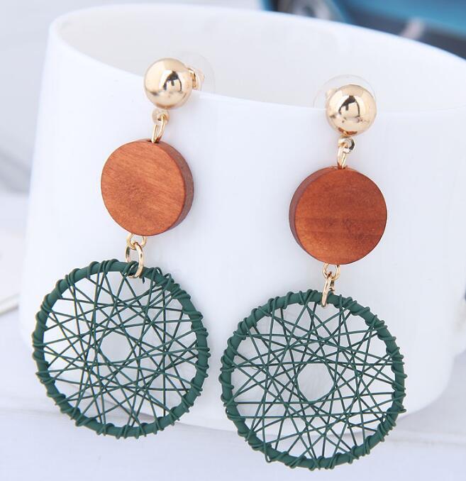 Bulk Jewelry Wholesale alloy large circle Earrings JDC-ES-sf045 Wholesale factory from China YIWU China