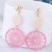 Bulk Jewelry Wholesale alloy large circle Earrings JDC-ES-sf045 Wholesale factory from China YIWU China