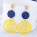 Bulk Jewelry Wholesale alloy large circle Earrings JDC-ES-sf045 Wholesale factory from China YIWU China