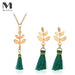 Bulk Jewelry Wholesale alloy leaf tassel fishhook Necklace JDC-NE-A338 Wholesale factory from China YIWU China