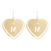 Wholesale Alloy Love Letter Earrings JDC-ES-JL831 Earrings 氿乐 Wholesale Jewelry JoyasDeChina Joyas De China