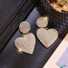 Bulk Jewelry Wholesale alloy love peach heart Earrings JDC-ES-sf018 Wholesale factory from China YIWU China