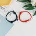 Wholesale Alloy Magnetic Attraction Couple Magnetic Bracelet JDC-BT-Yongy003 Bracelet 永依 Black and red pair Wholesale Jewelry JoyasDeChina Joyas De China