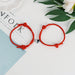 Wholesale Alloy Magnetic Attraction Couple Magnetic Bracelet JDC-BT-Yongy003 Bracelet 永依 Red pair Wholesale Jewelry JoyasDeChina Joyas De China