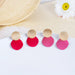 Wholesale Alloy Morandi Color Earrings JDC-ES-XuF121 Earrings 旭帆 Wholesale Jewelry JoyasDeChina Joyas De China