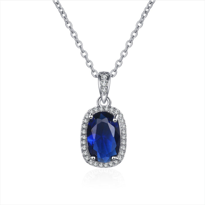 Wholesale alloy new egg-shaped necklace Sterling Silver Jewelry JDC-NE-BLX040 NECKLACE 宝来兴 Single pendant without chain Wholesale Jewelry JoyasDeChina Joyas De China