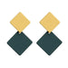 Bulk Jewelry Wholesale alloy paint Square Earrings JDC-ES-sf006 Wholesale factory from China YIWU China