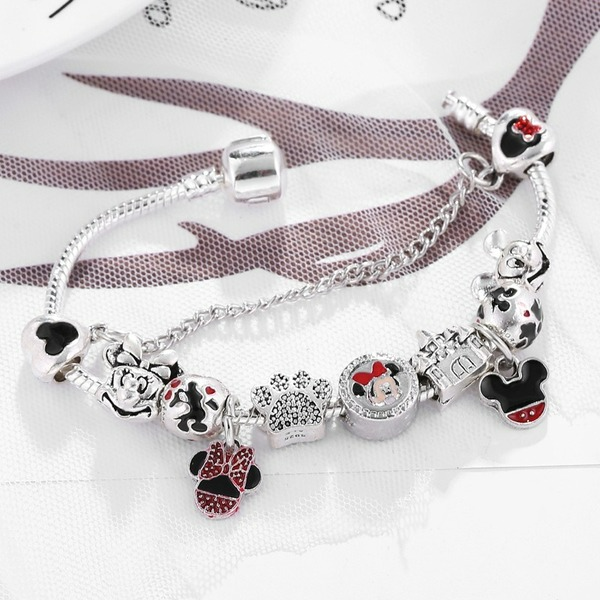 Wholesale Alloy Pink Cute Cat Bracelet （F）JDC-BT-XingL033 Bracelet 星銮 Wholesale Jewelry JoyasDeChina Joyas De China