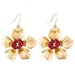 Wholesale Alloy Resin Flower Earrings JDC-ES-JL836 Earrings 氿乐 Wholesale Jewelry JoyasDeChina Joyas De China