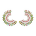 Wholesale Alloy Rhinestone C Shape Earrings JDC-ES-JL908 Earrings 氿乐 Wholesale Jewelry JoyasDeChina Joyas De China