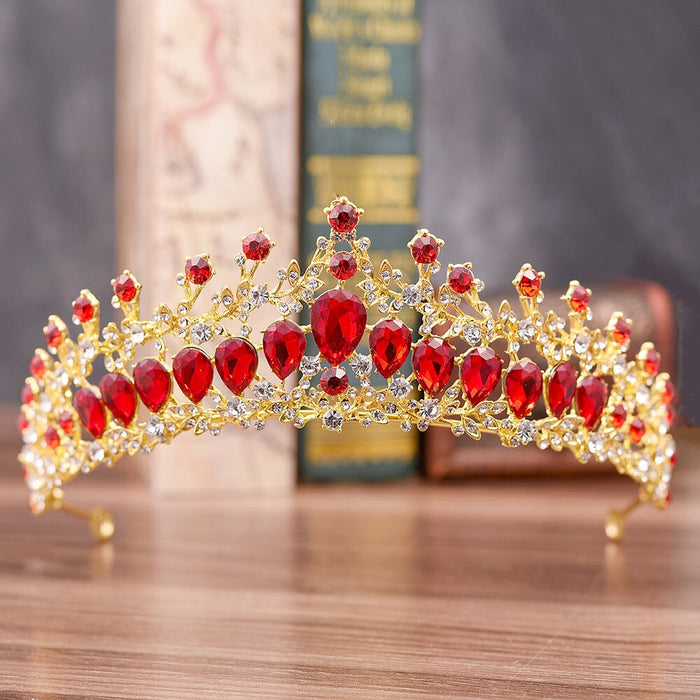 Wholesale Alloy Rhinestone Crystal Bridal Crown Headband JDC-HD-ZuanG002 Headband 钻岗 Wholesale Jewelry JoyasDeChina Joyas De China