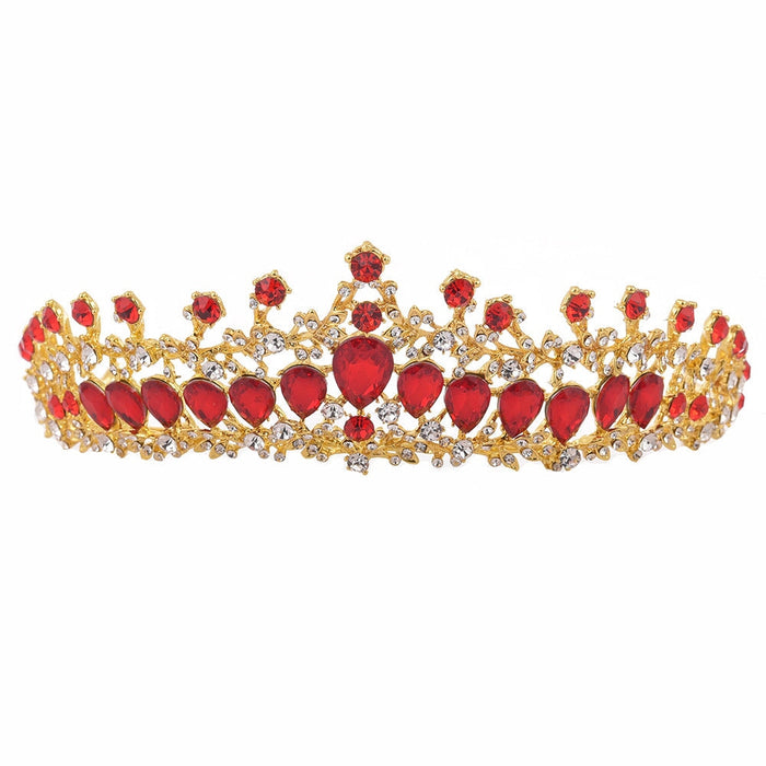 Wholesale Alloy Rhinestone Crystal Bridal Crown Headband JDC-HD-ZuanG002 Headband 钻岗 Wholesale Jewelry JoyasDeChina Joyas De China