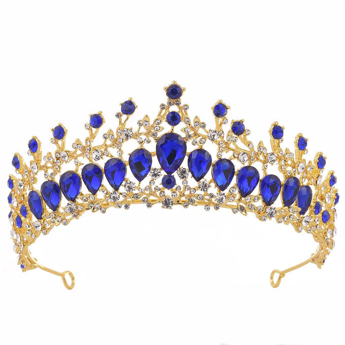 Wholesale Alloy Rhinestone Crystal Bridal Crown Headband JDC-HD-ZuanG002 Headband 钻岗 Wholesale Jewelry JoyasDeChina Joyas De China