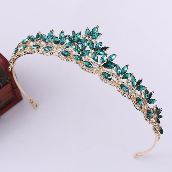 Wholesale Alloy Rhinestone Crystal Bridal Crown Headband JDC-HD-ZuanG003 Headband 钻岗 Wholesale Jewelry JoyasDeChina Joyas De China