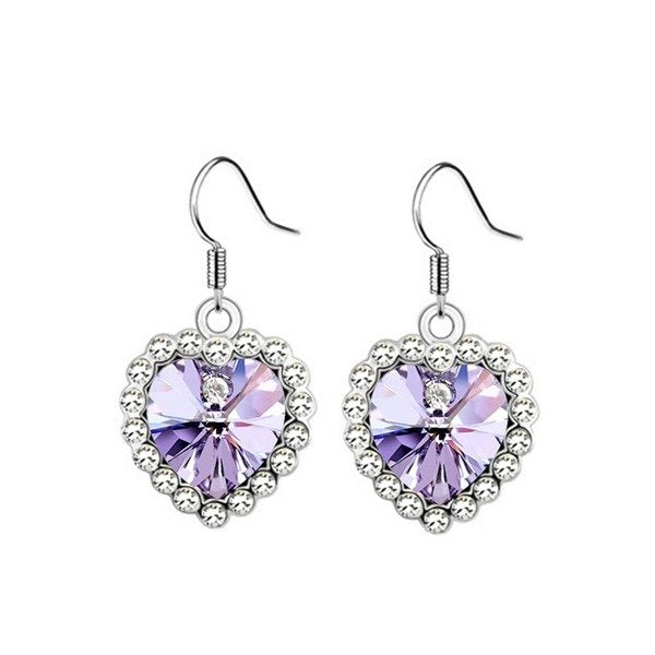 Wholesale alloy Rhinestone earrings JDC-ES-YinX005 Earrings 伊杏 Wholesale Jewelry JoyasDeChina Joyas De China