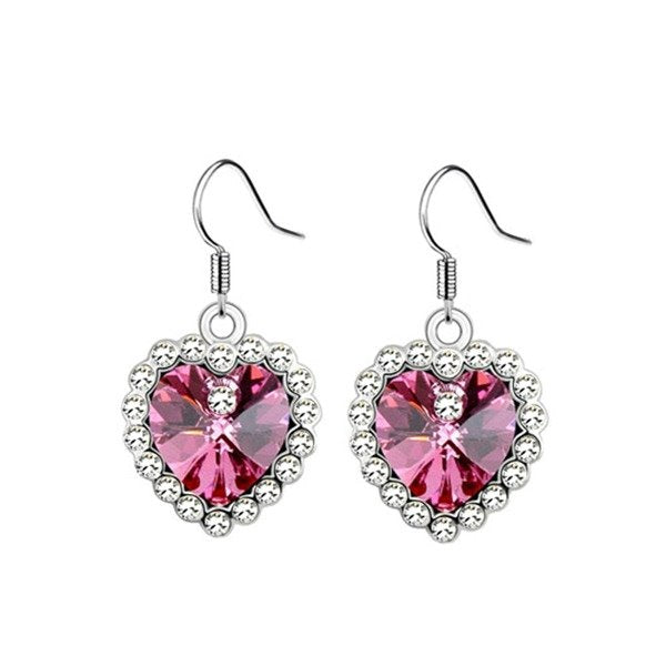 Wholesale alloy Rhinestone earrings JDC-ES-YinX005 Earrings 伊杏 Wholesale Jewelry JoyasDeChina Joyas De China