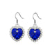 Wholesale alloy Rhinestone earrings JDC-ES-YinX005 Earrings 伊杏 blue-3 Wholesale Jewelry JoyasDeChina Joyas De China