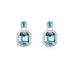 Wholesale alloy Rhinestone earrings JDC-ES-YinX011 Earrings 伊杏 blue Wholesale Jewelry JoyasDeChina Joyas De China