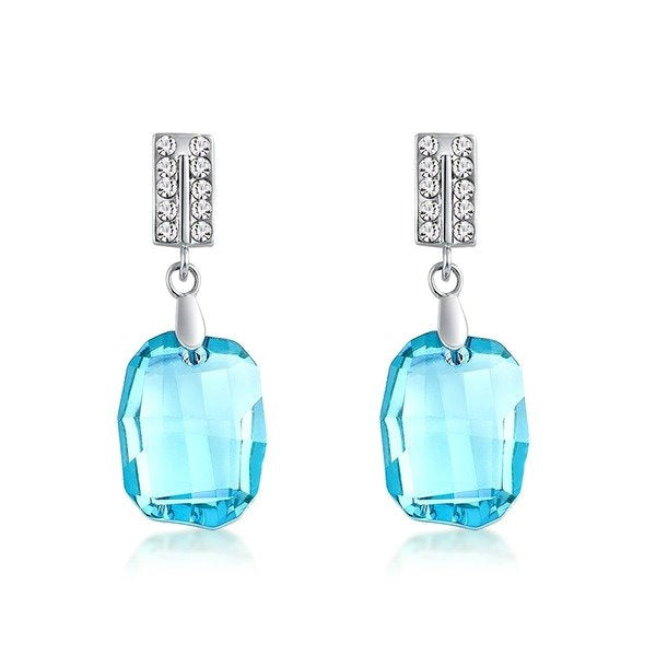 Wholesale alloy Rhinestone earrings JDC-ES-YinX012 Earrings 伊杏 Wholesale Jewelry JoyasDeChina Joyas De China