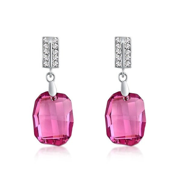 Wholesale alloy Rhinestone earrings JDC-ES-YinX012 Earrings 伊杏 Wholesale Jewelry JoyasDeChina Joyas De China