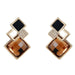 Wholesale alloy Rhinestone earrings JDC-ES-YinX018 Earrings 伊杏 Wholesale Jewelry JoyasDeChina Joyas De China