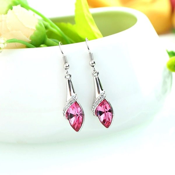 Wholesale alloy Rhinestone earrings JDC-ES-YinX021 Earrings 伊杏 Wholesale Jewelry JoyasDeChina Joyas De China