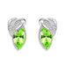 Wholesale alloy Rhinestone leaf earrings JDC-ES-YinX022 Earrings 伊杏 Wholesale Jewelry JoyasDeChina Joyas De China