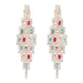 Wholesale Alloy Rhinestone Long Geometric Earrings JDC-ES-JL866 Earrings 氿乐 Wholesale Jewelry JoyasDeChina Joyas De China