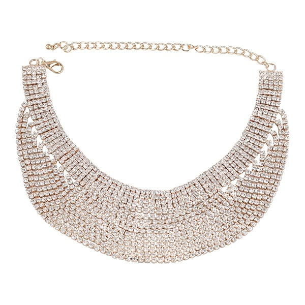 Wholesale Alloy Rhinestone Multilayer Necklace JDC-NE-JL186 Necklaces 氿乐 Wholesale Jewelry JoyasDeChina Joyas De China