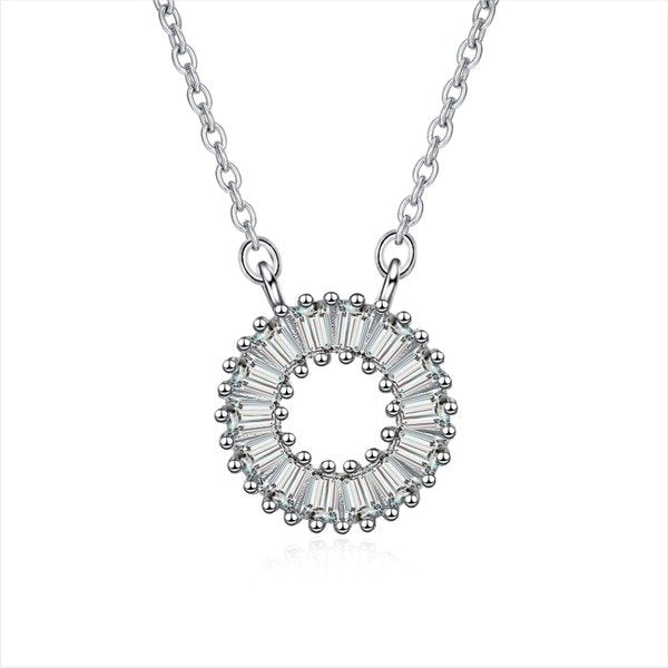 Wholesale alloy Rhinestone necklace Sterling Silver Jewelry JDC-NE-BLX037 NECKLACE 宝来兴 Wholesale Jewelry JoyasDeChina Joyas De China