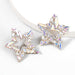 Wholesale Alloy Rhinestone Star Earrings JDC-ES-JL854 Earrings 氿乐 AB color Wholesale Jewelry JoyasDeChina Joyas De China