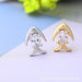 Wholesale alloy Rhinestone-studded fish earrings JDC-ES-YinX019 Earrings 伊杏 Wholesale Jewelry JoyasDeChina Joyas De China