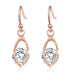 Wholesale alloy Rhinestone-studded zircon earrings JDC-ES-YinX024 Earrings 伊杏 Wholesale Jewelry JoyasDeChina Joyas De China