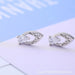 Wholesale alloy Rhinestone-studded zircon earrings JDC-ES-YinX027 Earrings 伊杏 Wholesale Jewelry JoyasDeChina Joyas De China