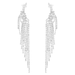 Wholesale Alloy Rhinestone Tassel Earrings JDC-ES-JL889 Earrings 氿乐 Wholesale Jewelry JoyasDeChina Joyas De China