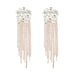Wholesale Alloy Rhinestone Tassel Earrings JDC-ES-JL940 Earrings 氿乐 Wholesale Jewelry JoyasDeChina Joyas De China