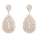 Wholesale alloy rhinestone zircon drop-shaped earrings JDC-ES-JL878 Earrings 氿乐 gold Wholesale Jewelry JoyasDeChina Joyas De China