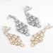 Wholesale Alloy Rhinestone Zircon Geometry Earrings JDC-ES-JL870 Earrings 氿乐 Wholesale Jewelry JoyasDeChina Joyas De China