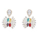 Wholesale Alloy Rhinestone Zircon Geometry Earrings JDC-ES-JL874 Earrings 氿乐 Wholesale Jewelry JoyasDeChina Joyas De China