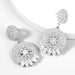 Wholesale Alloy Rhinestone Zircon Round Earrings JDC-ES-JL860 Earrings 氿乐 Wholesale Jewelry JoyasDeChina Joyas De China