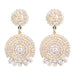 Wholesale Alloy Rhinestone Zircon Round Earrings JDC-ES-JL860 Earrings 氿乐 Wholesale Jewelry JoyasDeChina Joyas De China