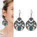 Wholesale Alloy Rice Beads Protein Diamond Earrings JDC-ES-Daiq022 Earrings 黛茜 Wholesale Jewelry JoyasDeChina Joyas De China