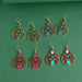 Wholesale Alloy Rice Beads Protein Diamond Earrings JDC-ES-Daiq022 Earrings 黛茜 Wholesale Jewelry JoyasDeChina Joyas De China