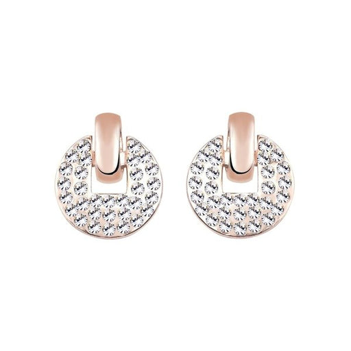 Wholesale alloy round Rhinestone earrings JDC-ES-YinX001 Earrings 伊杏 Wholesale Jewelry JoyasDeChina Joyas De China