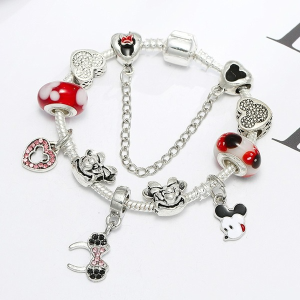 Wholesale Alloy Silver Plated Cartoon Bracelet （F）JDC-BT-XingL032 Bracelet 星銮 Wholesale Jewelry JoyasDeChina Joyas De China