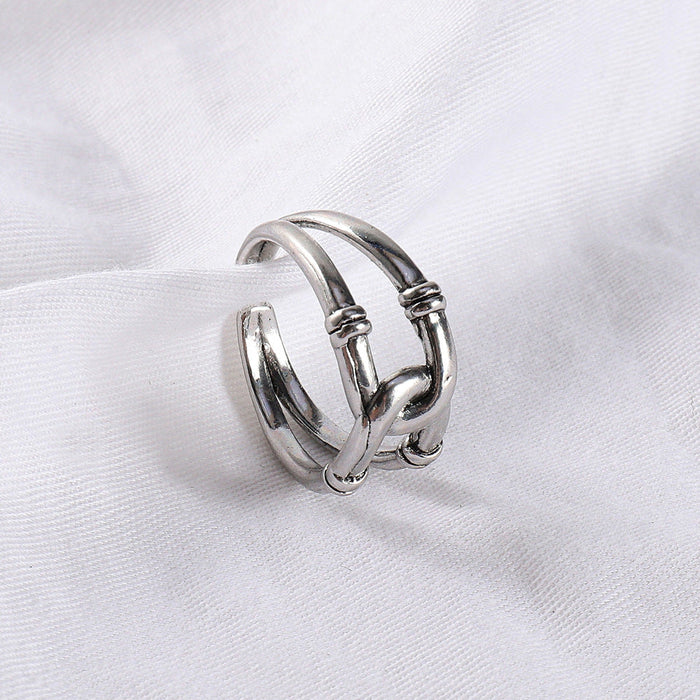 Wholesale Alloy Simple Rings MOQ≥2 JDC-RS-JuY007 Rings 聚耀 49 minimum 2 pieces for wholesale 1 Wholesale Jewelry JoyasDeChina Joyas De China